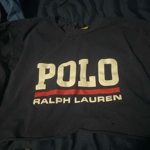 2X cropped long sleeve shirt